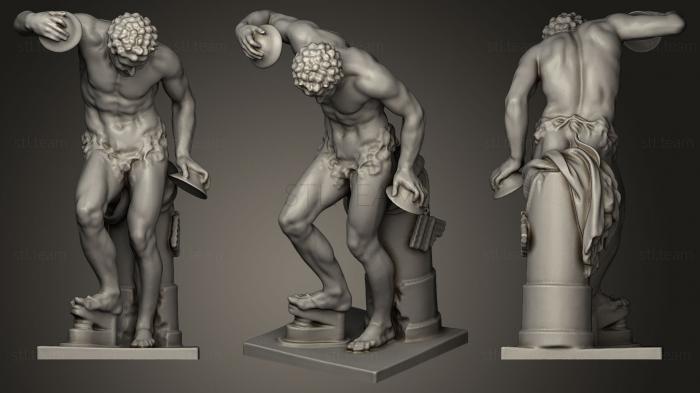 3D model Faun with cymbals (STL)